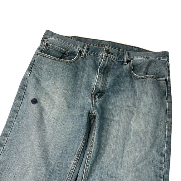Levi’s 559 Relaxed Straight Jeans Sub Zero Medium Wash FLAW Mens 33x30 - Picture 3 of 9